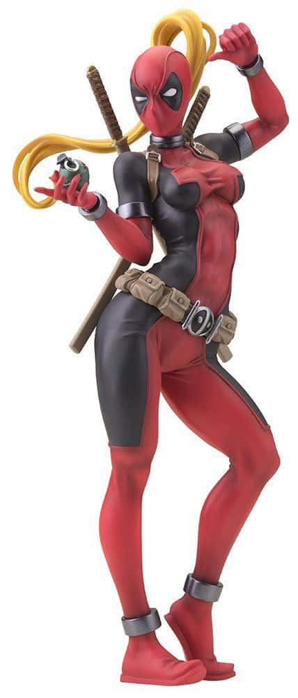 Lady Deadpool In Action Wallpaper