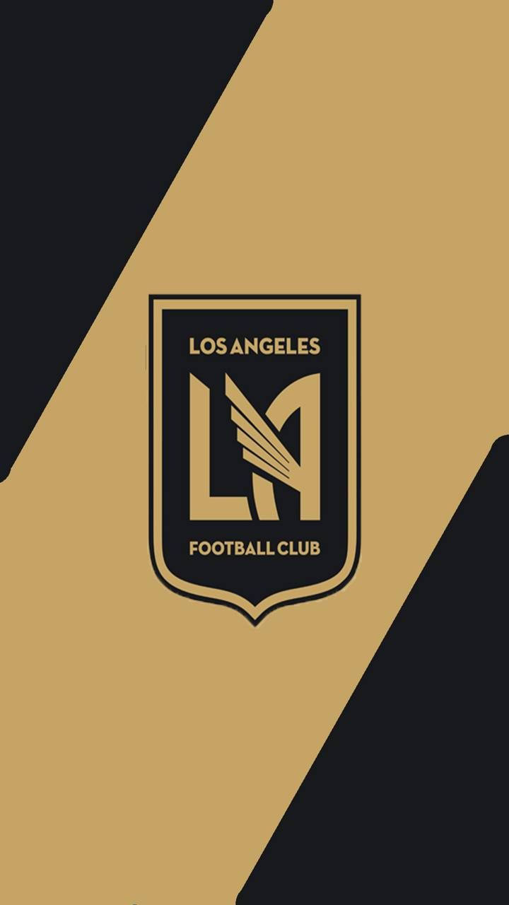 Lafc Diagonal Golden Stripe Wallpaper