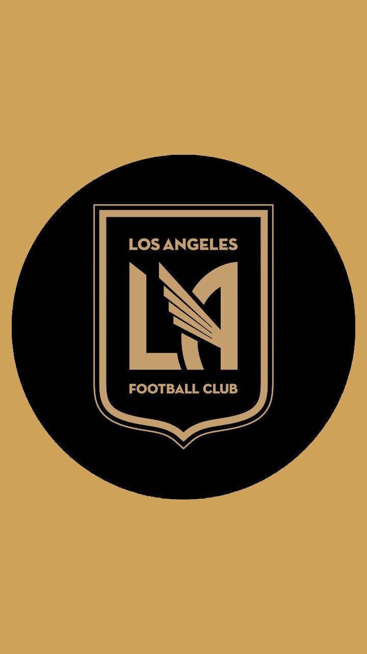 Lafc Logo In Black Circle Wallpaper