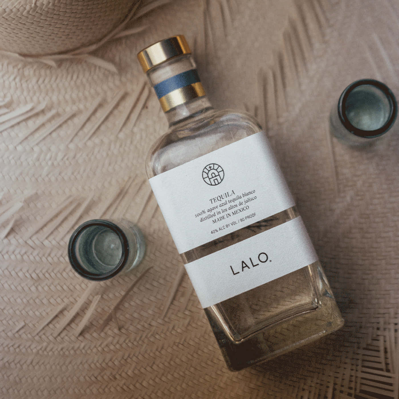 Lalo Tequila Bottle Elegant Presentation Wallpaper