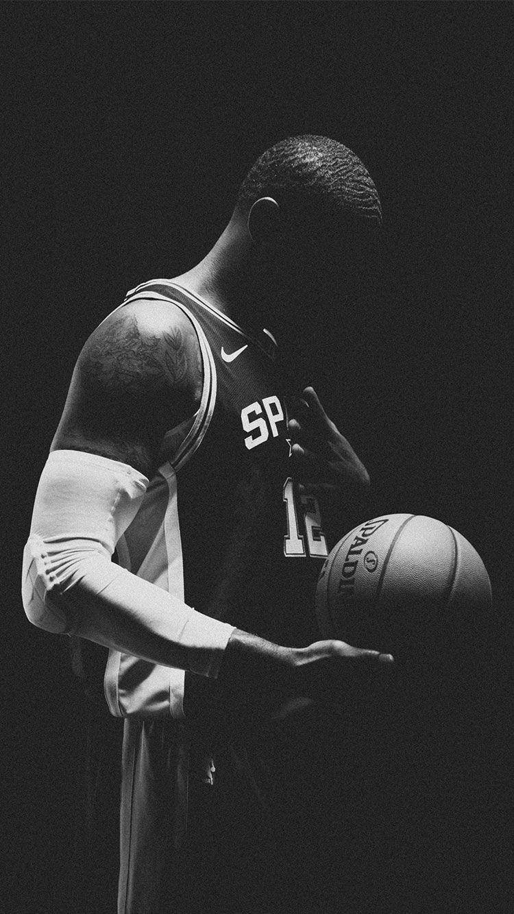 Lamarcus Aldridge Monochrome Aesthetic Wallpaper