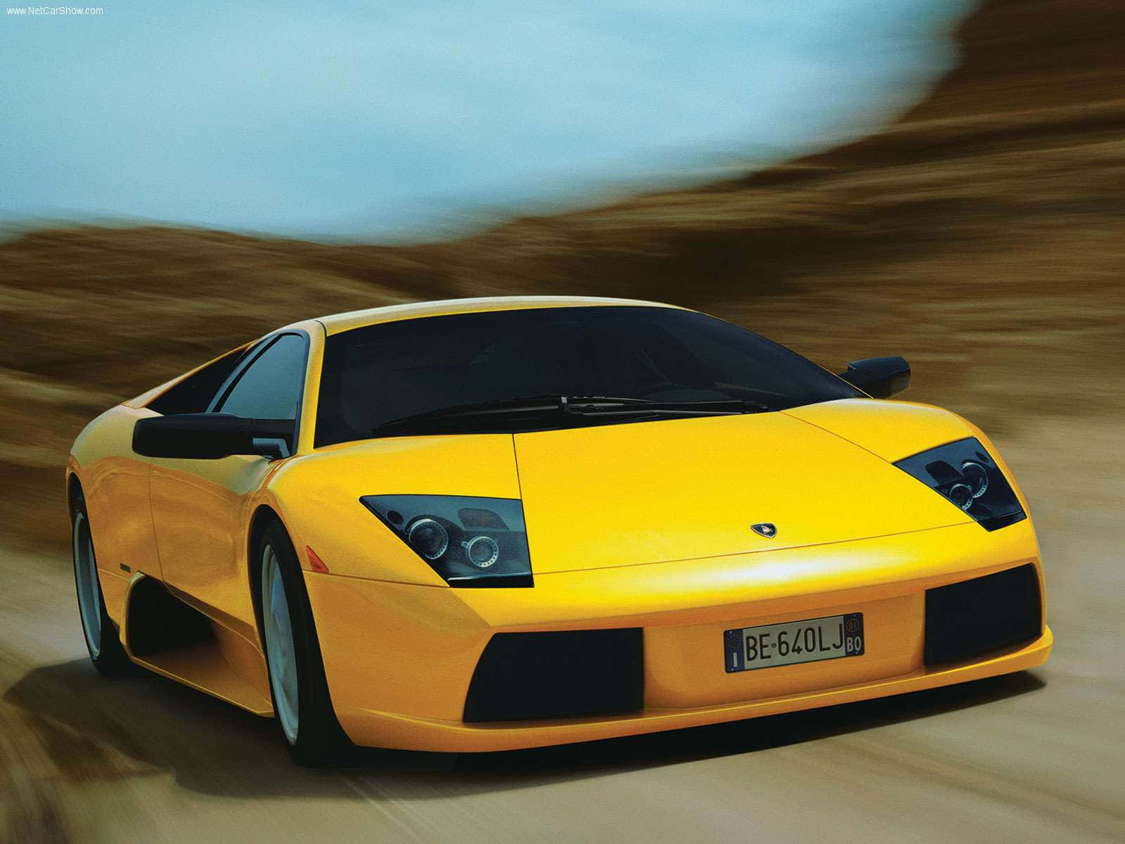 Lamborghini Murciélago In Motion Wallpaper