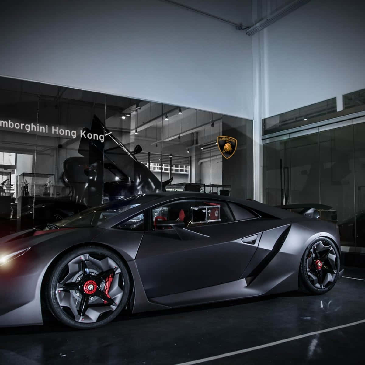 Lamborghini Sesto Elemento - The Epitome Of Speed And Design Wallpaper