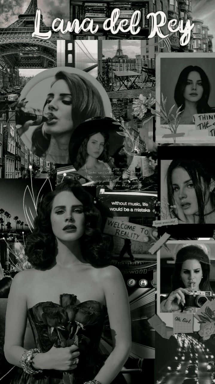 Lana Del Rey Collage Aesthetic Wallpaper