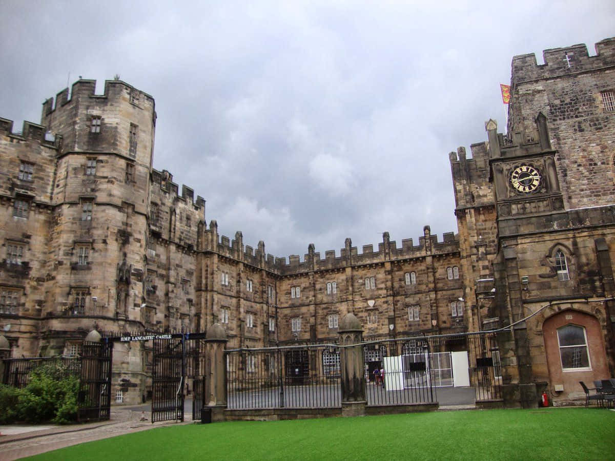 Lancaster Castle Cloudy Day Wallpaper