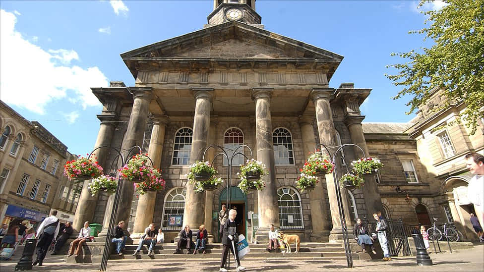 Lancaster Custom House Sunny Day Wallpaper