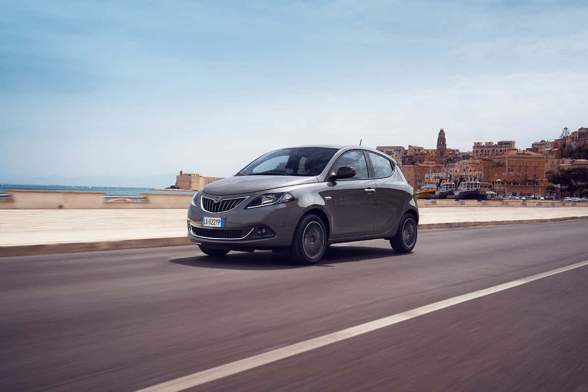 Lancia Ypsilon Coastal Drive Wallpaper