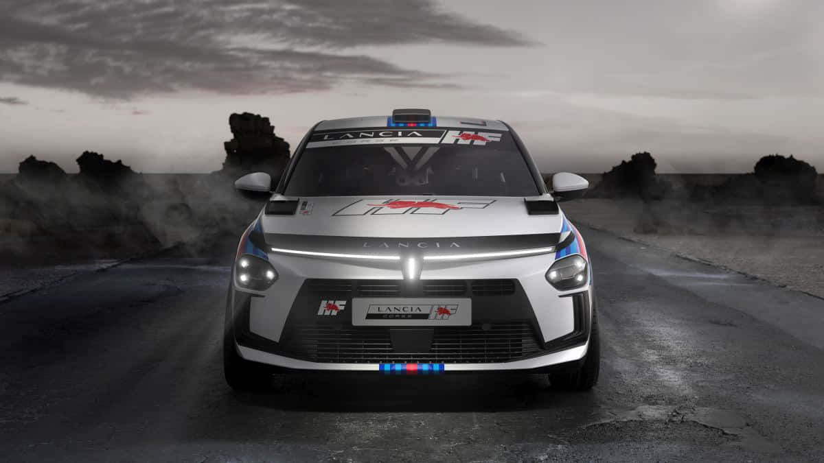 Lancia Ypsilon Rally Car Front View Wallpaper