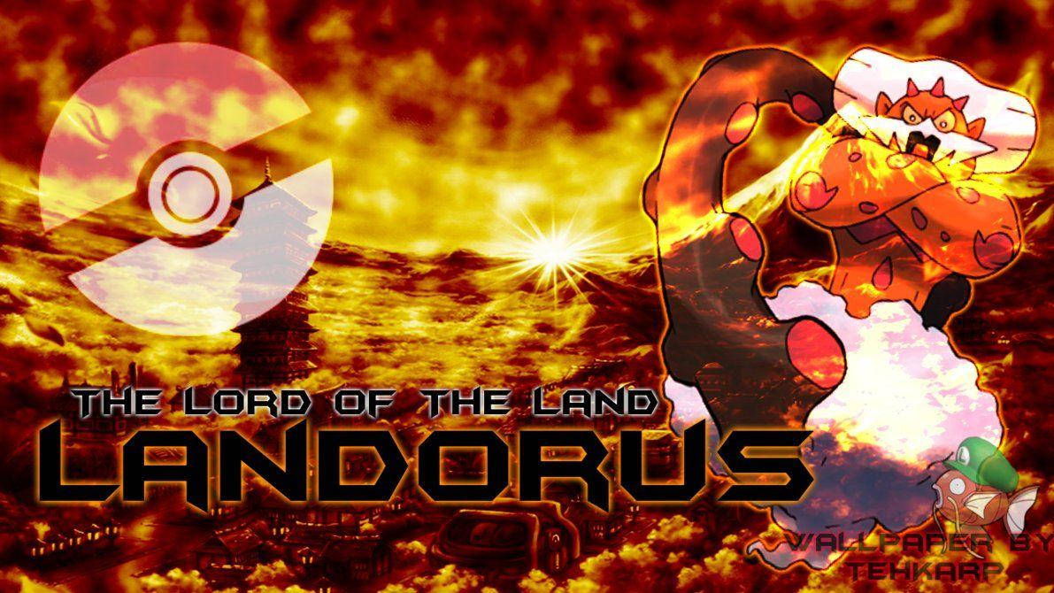 Landorus Fanart Legendary Wallpaper