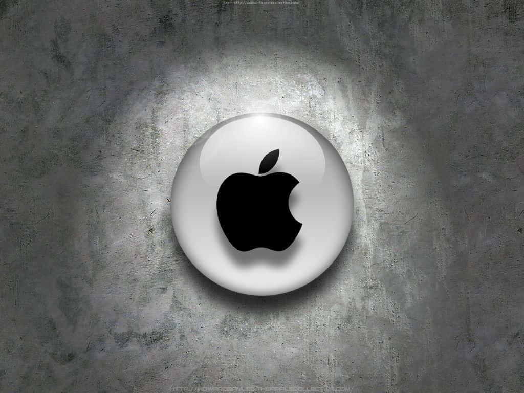 Laptop Stone Apple Logo Wallpaper