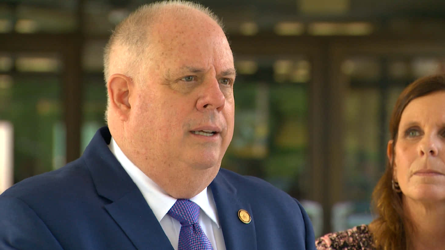 Larry Hogan Speakingat Event Wallpaper