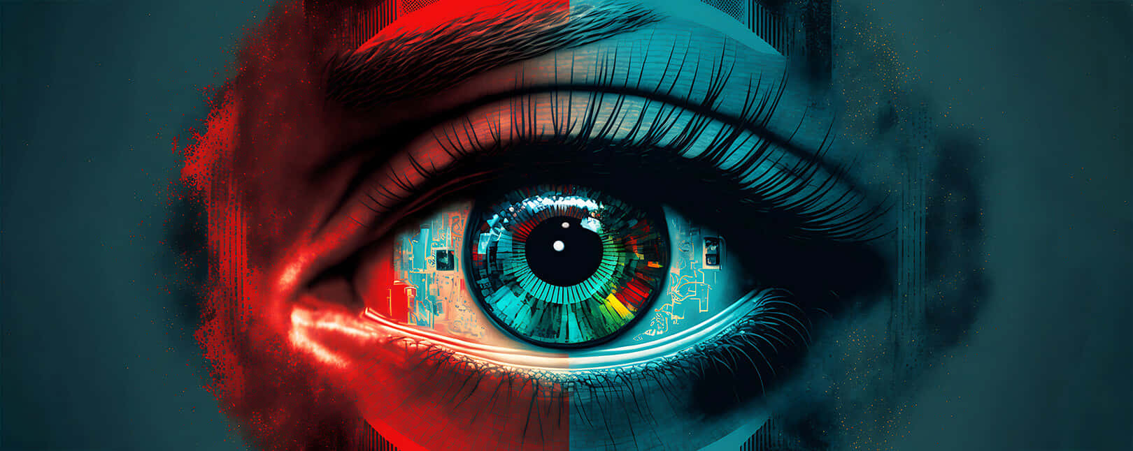 Latent Futuristic Eye Wallpaper