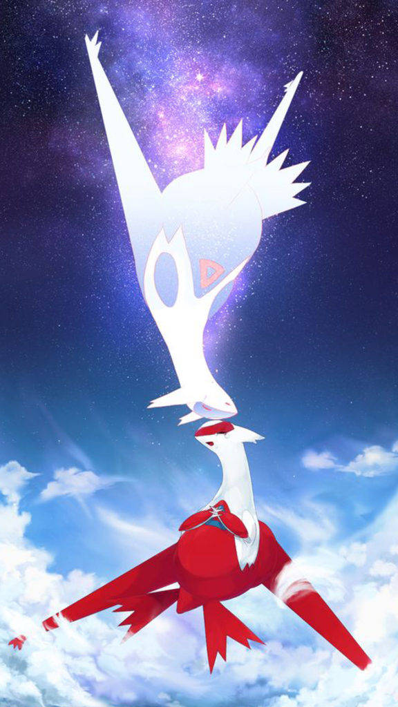 Latias And Latios Pokemon Iphone Wallpaper