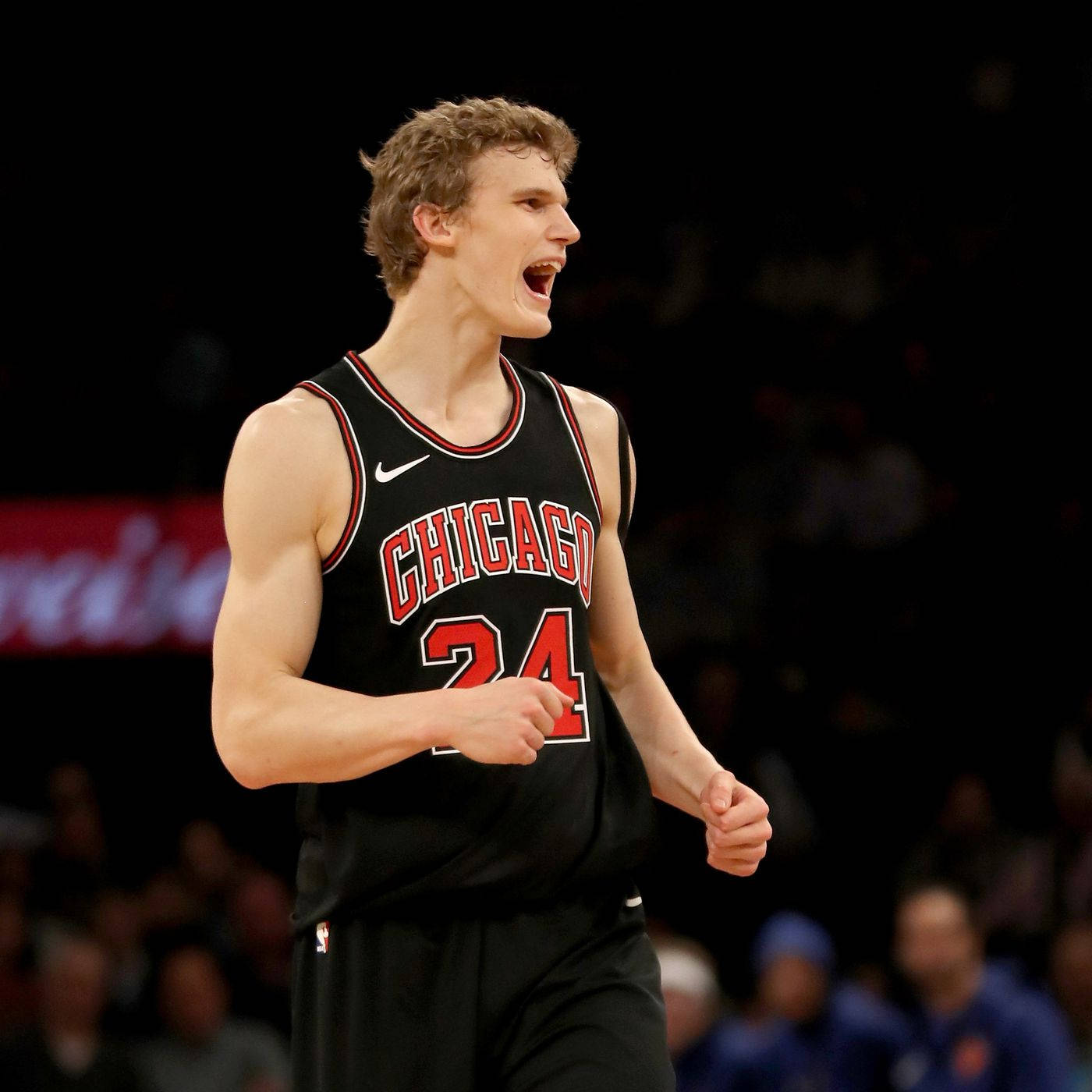 Lauri Markkanen Chicago Bulls High Spirits Wallpaper