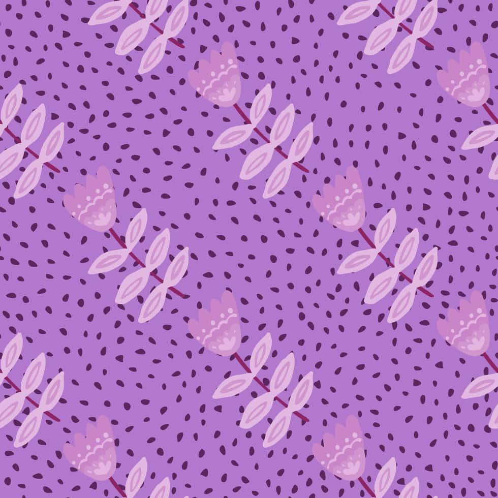 Lavender Pattern Background Wallpaper