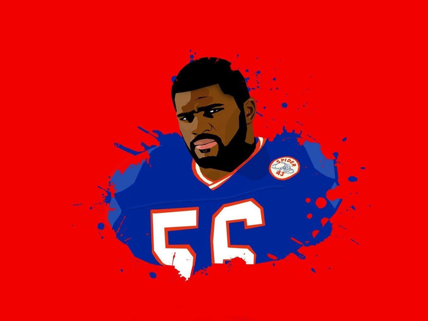 Lawrence Taylor Football Digital Art Wallpaper