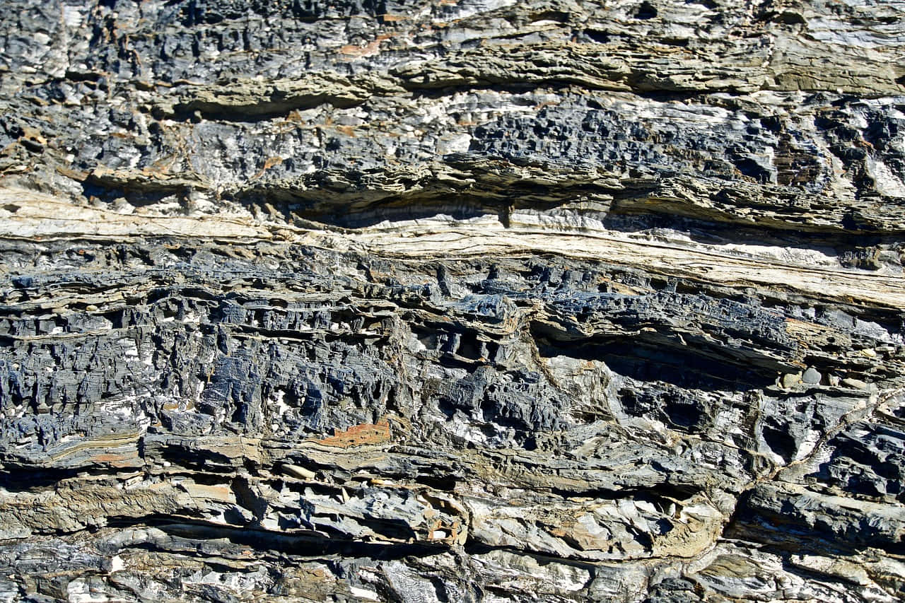 Layered Rock Texture Wallpaper