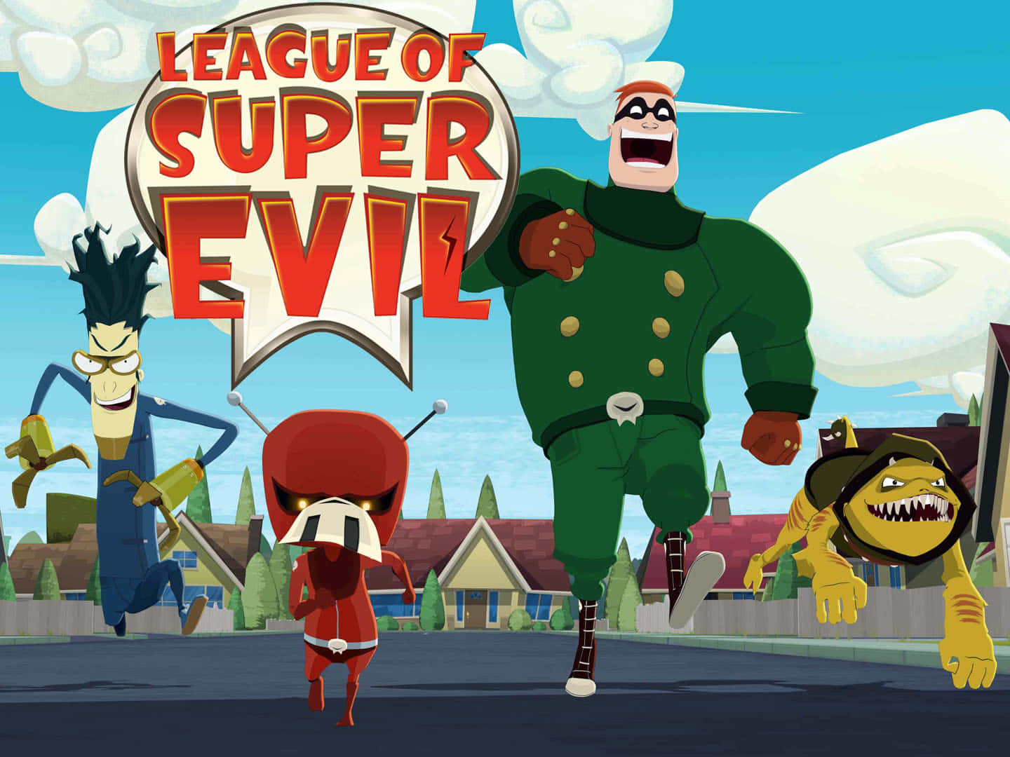 Leagueof Super Evil Animated Characters Wallpaper