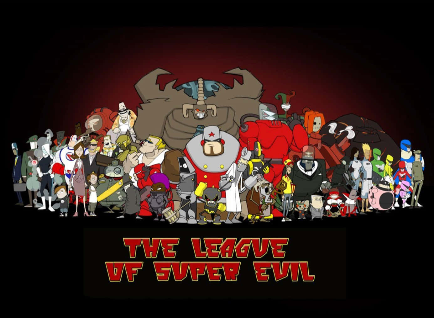 Leagueof Super Evil Group Portrait Wallpaper