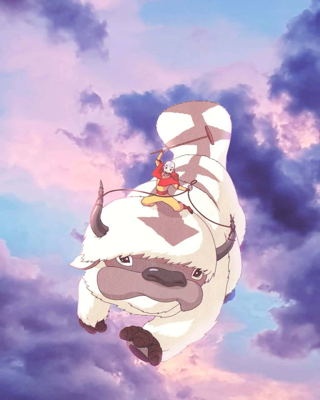 Learn The Way Of The Air With Appa, Aang's Trusty Flying Bison Wallpaper