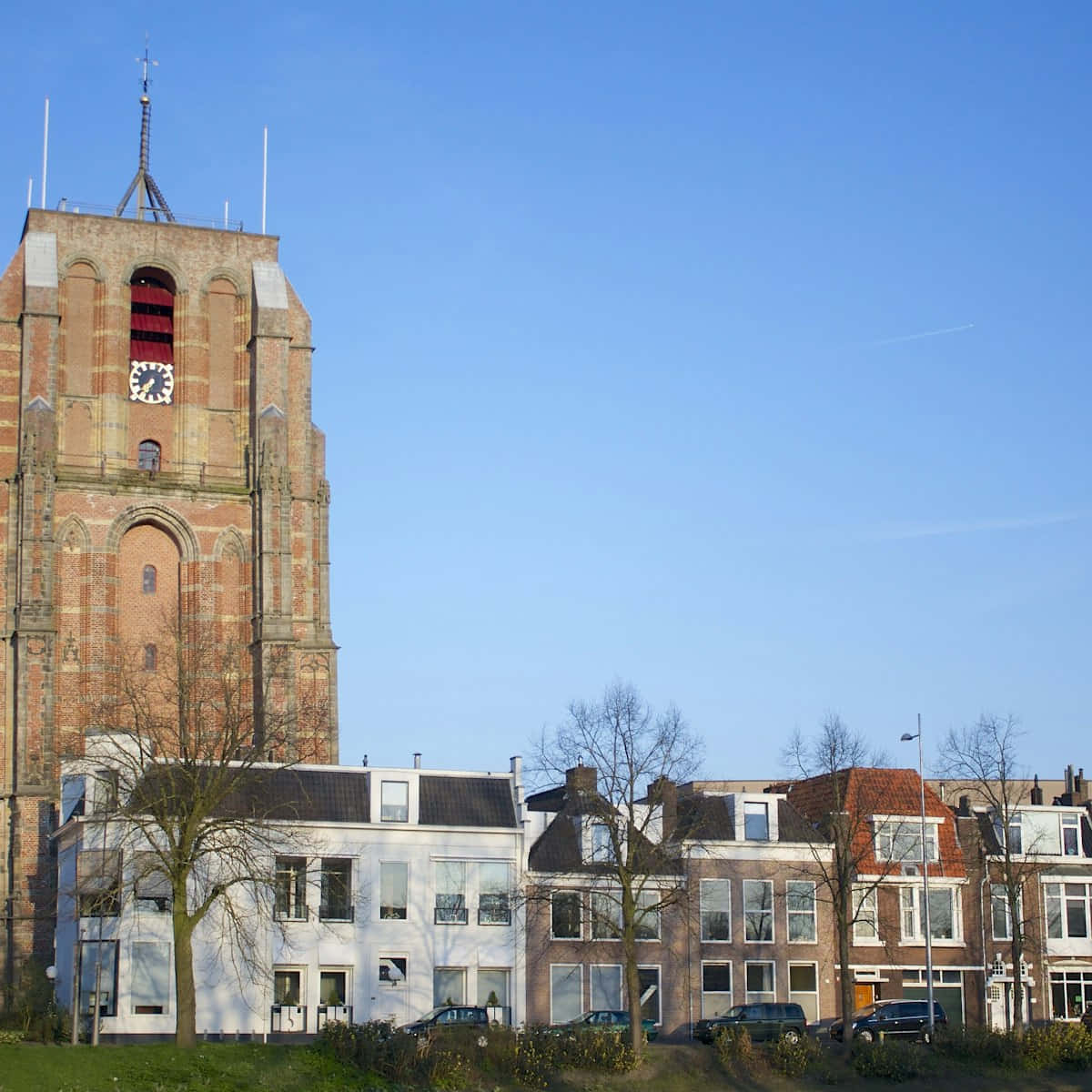 Leeuwarden Historic Church Tower Wallpaper