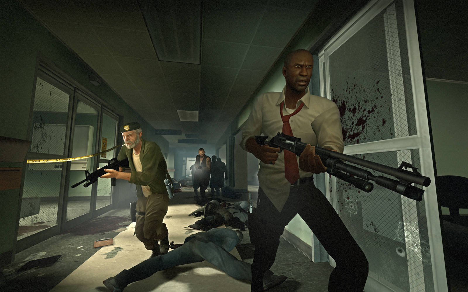 Left 4 Dead At Mercy Hospital Wallpaper