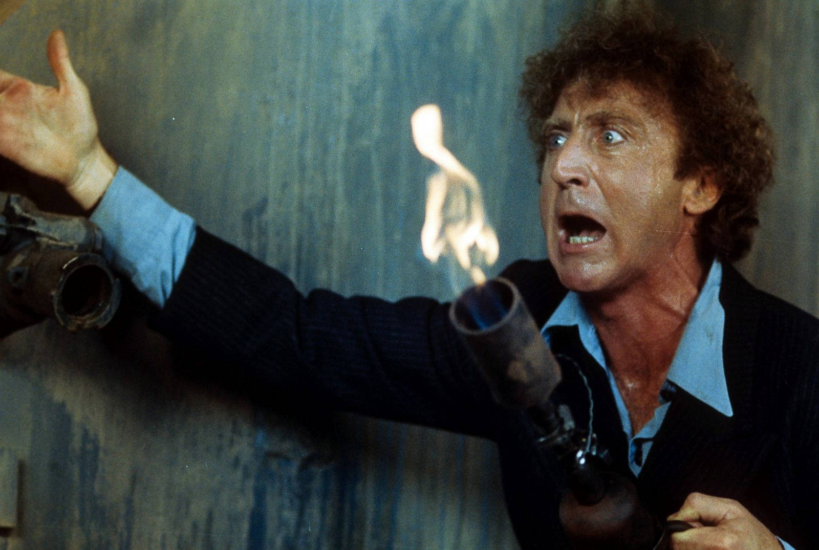 Legendary Actor Gene Wilder In A Scene From 'hanky Panky' Wallpaper