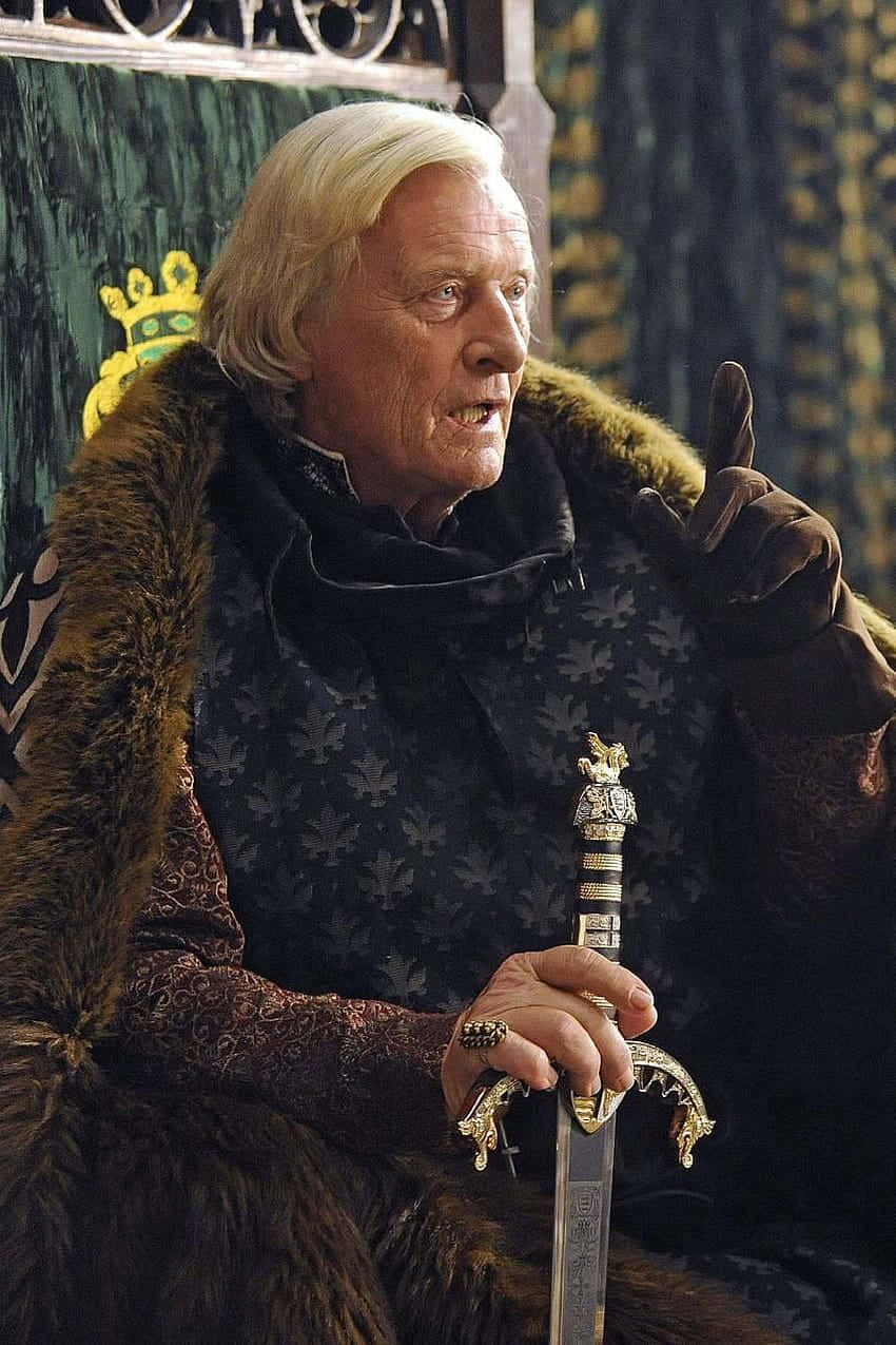 Legendary Actor Rutger Hauer In Galavant Tv Series Wallpaper