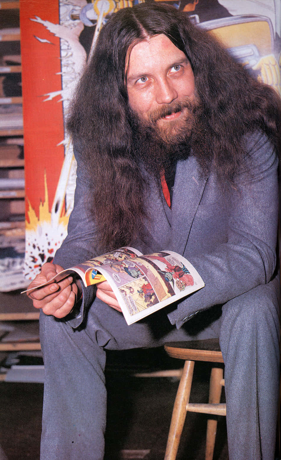 Legendary Comic Book Writer Alan Moore Wallpaper