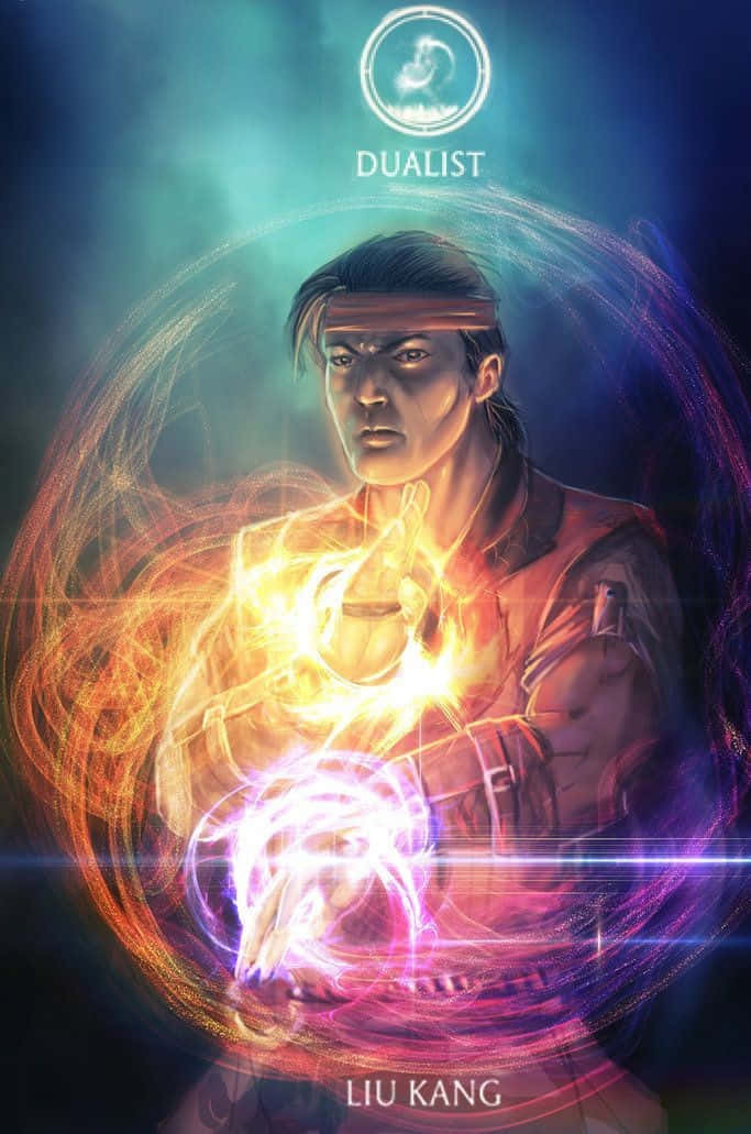 Legendary Fighter Liu Kang Unleashes His Power In Mortal Kombat Wallpaper