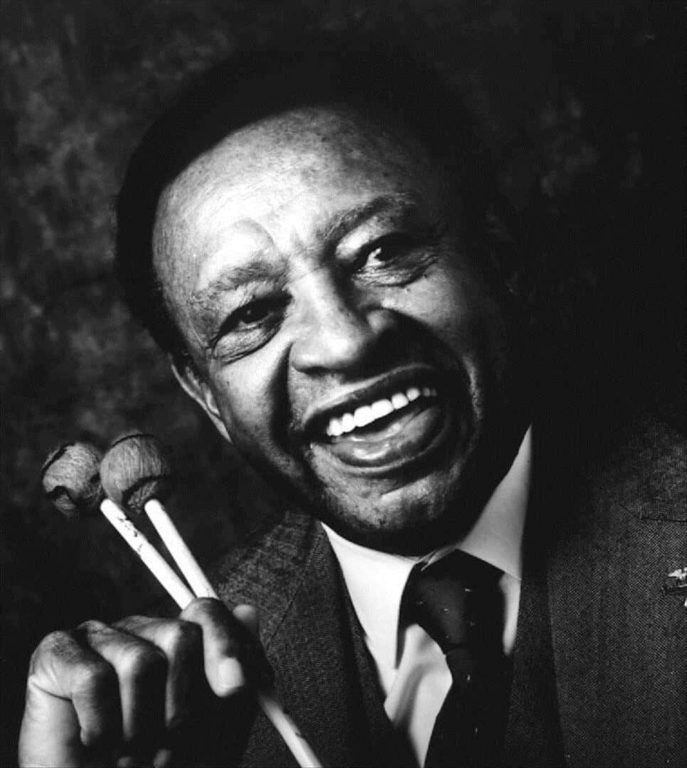 Legendary Jazz Vibraphonist Lionel Hampton Performing Wallpaper