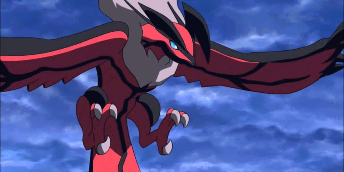 Legendary Pokemon Yveltal In The Sky Wallpaper