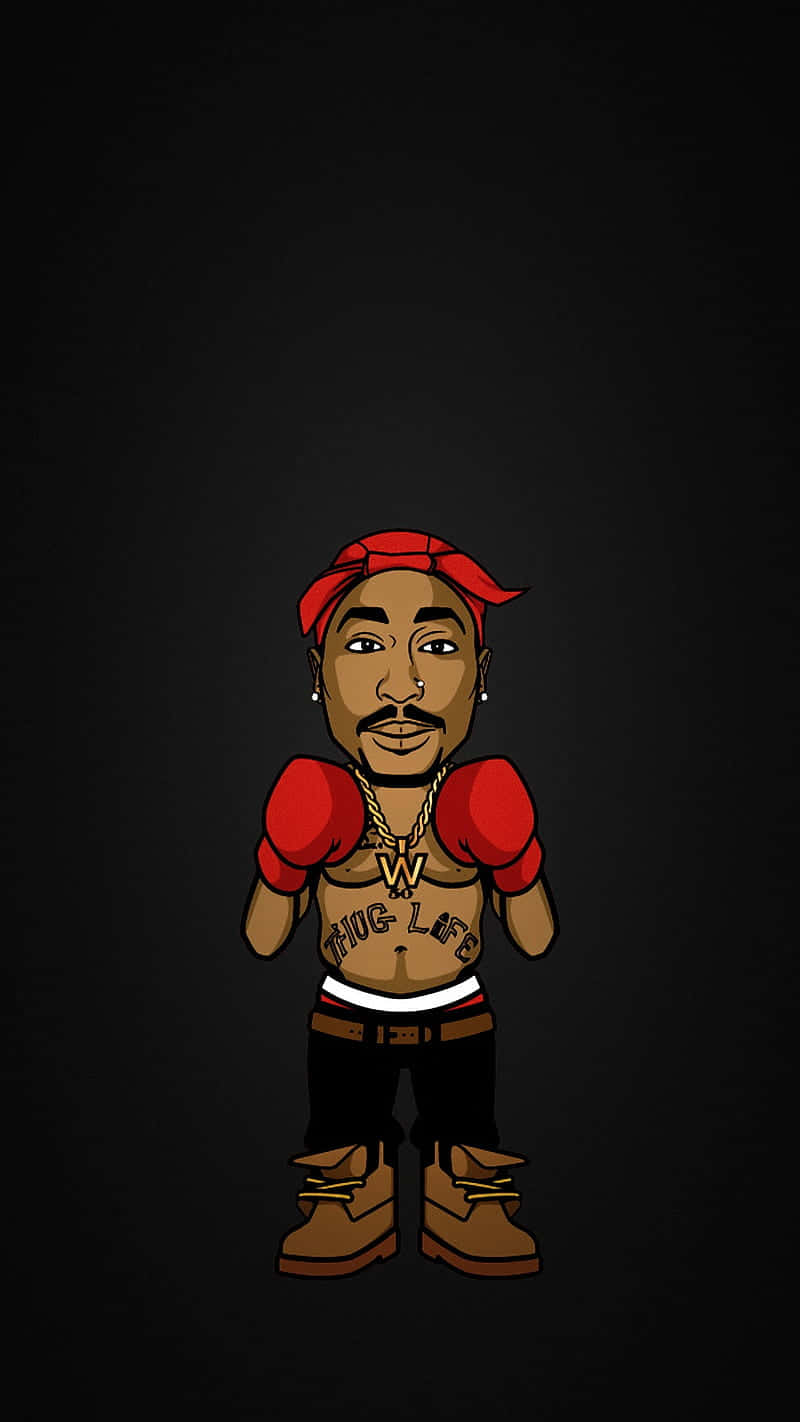 Legendary Rapper Tupac Shakur Wallpaper