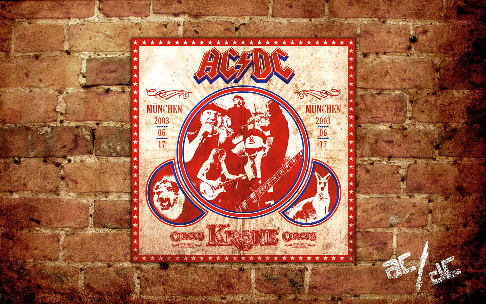 Legendary Rock Band Ac/dc In Concert Wallpaper