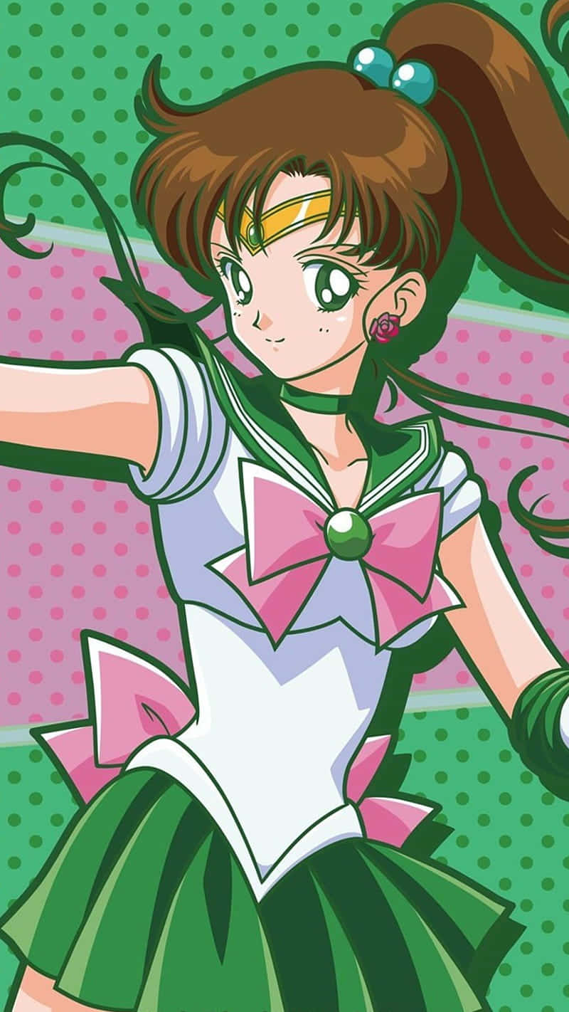 Legendary Sailor Jupiter, Guardian Of Courage And Strength Wallpaper