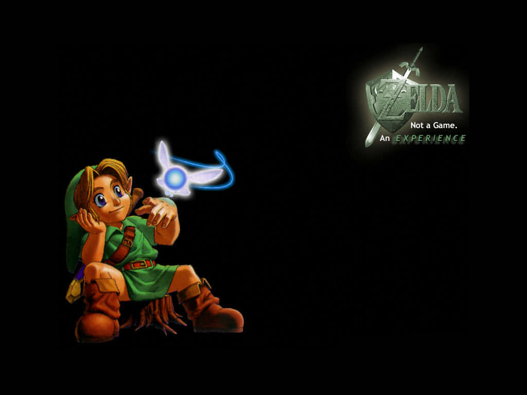 Legendof Zelda Linkand Navi Artwork Wallpaper