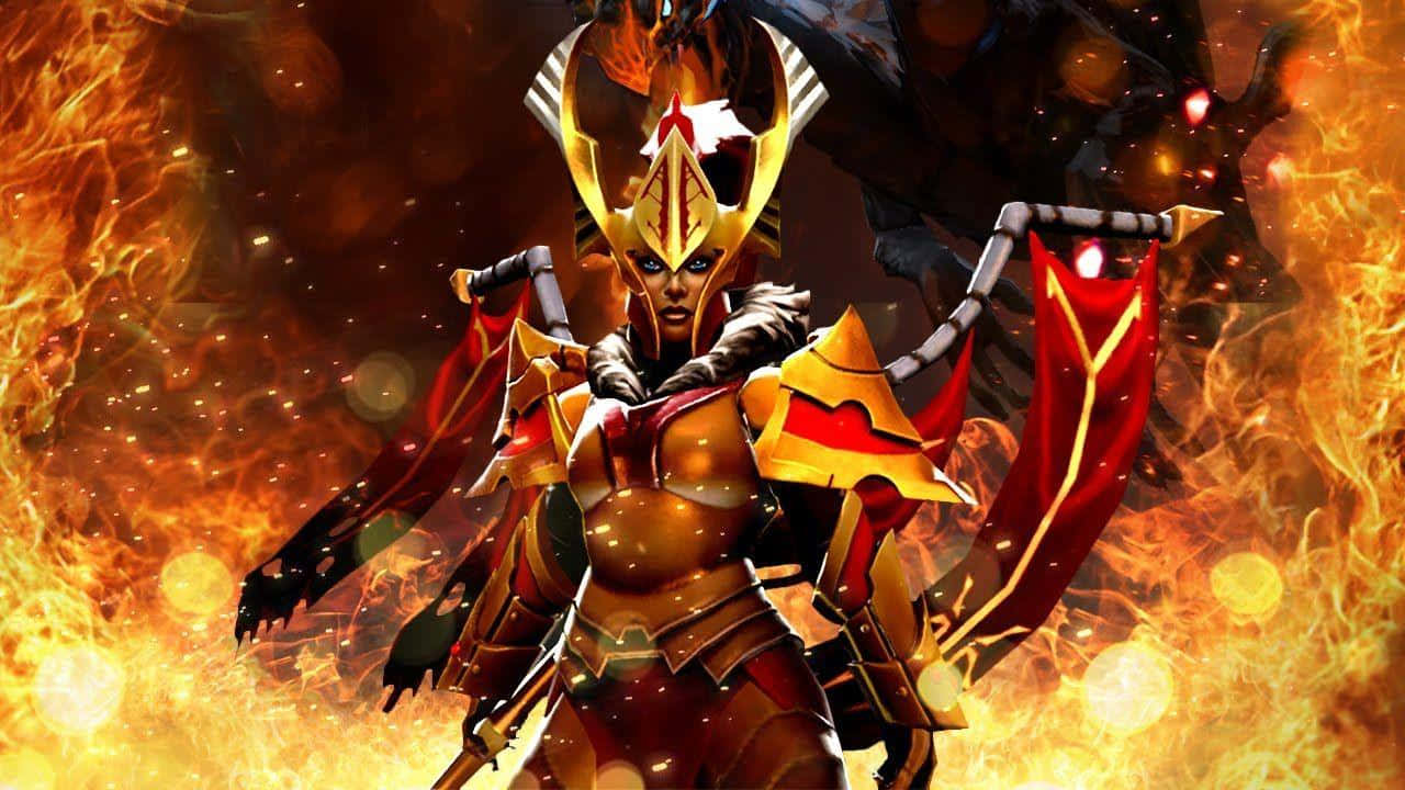 Legion Commander In Battle Wallpaper