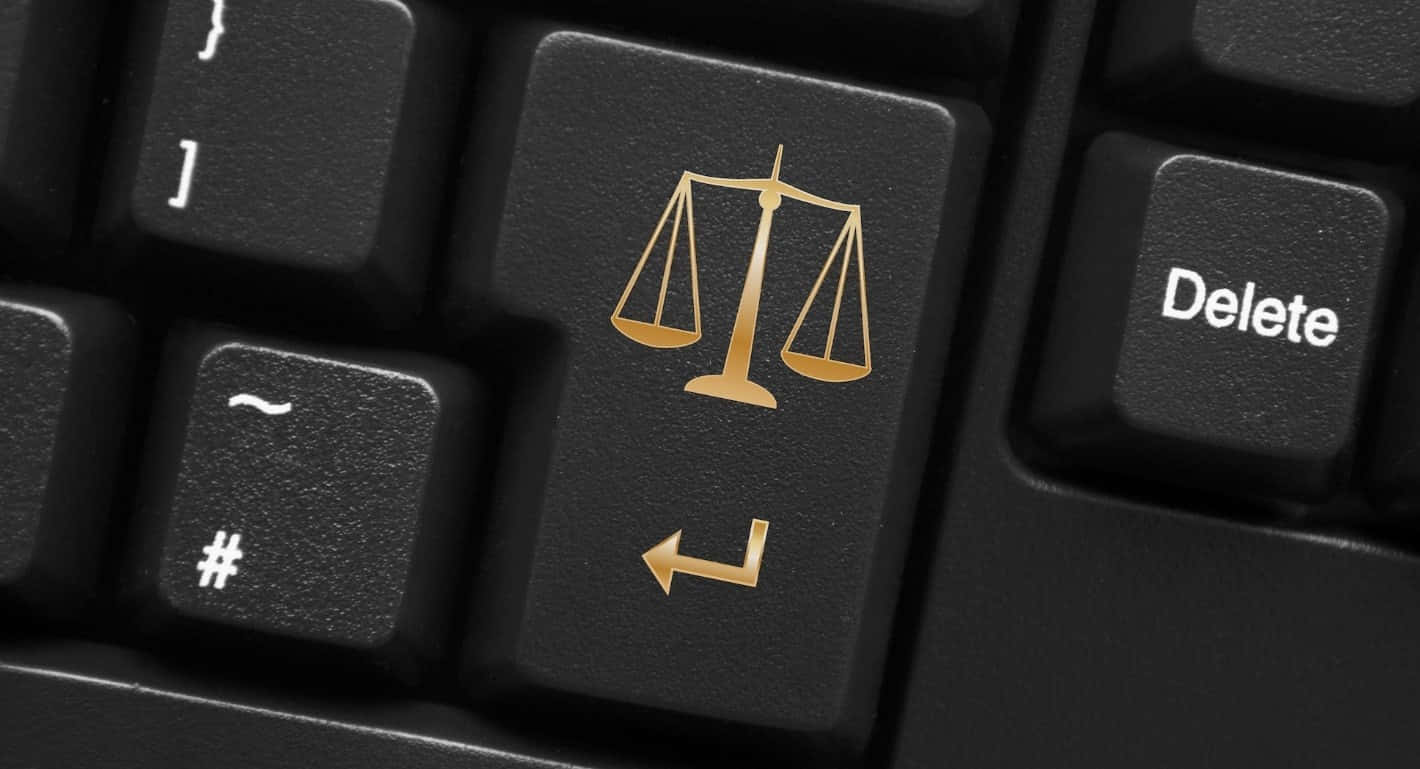 Legislative Keyboard Balance Justice Wallpaper