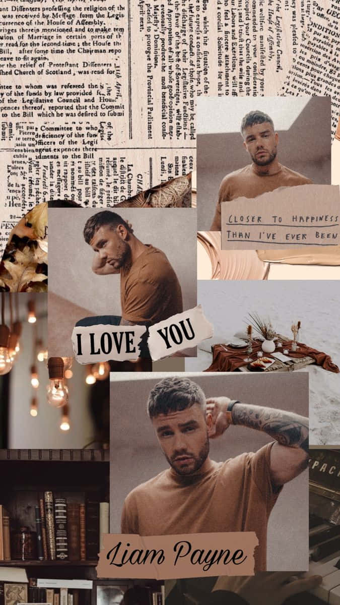 Legislative Scrapbook Collage Liam Payne Wallpaper