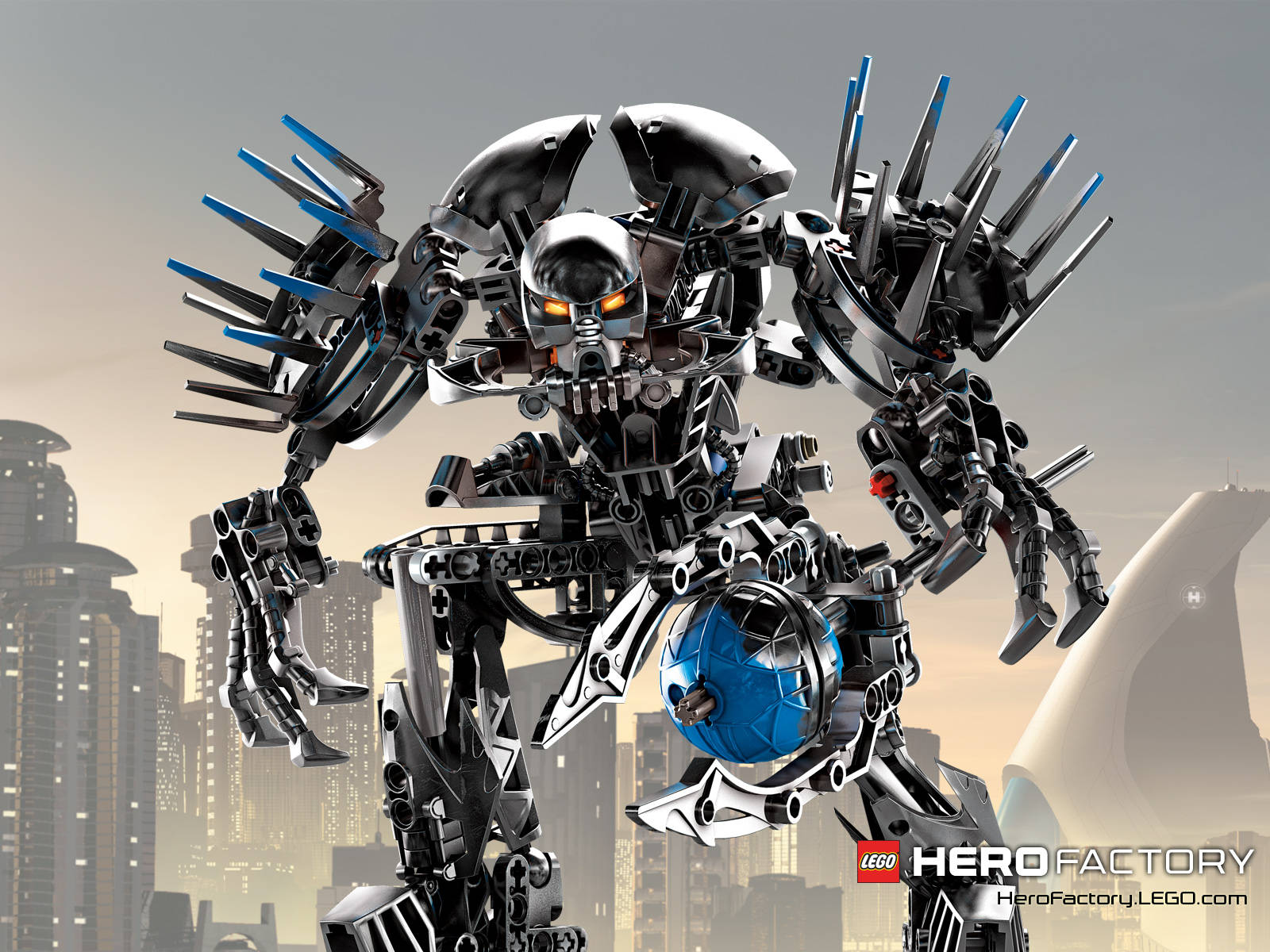 Lego Hero Factory Von Nebula Wallpaper