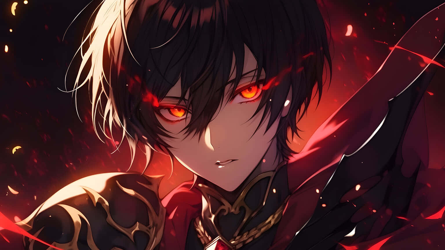 Lelouch Lamperouge Intense Gaze Wallpaper