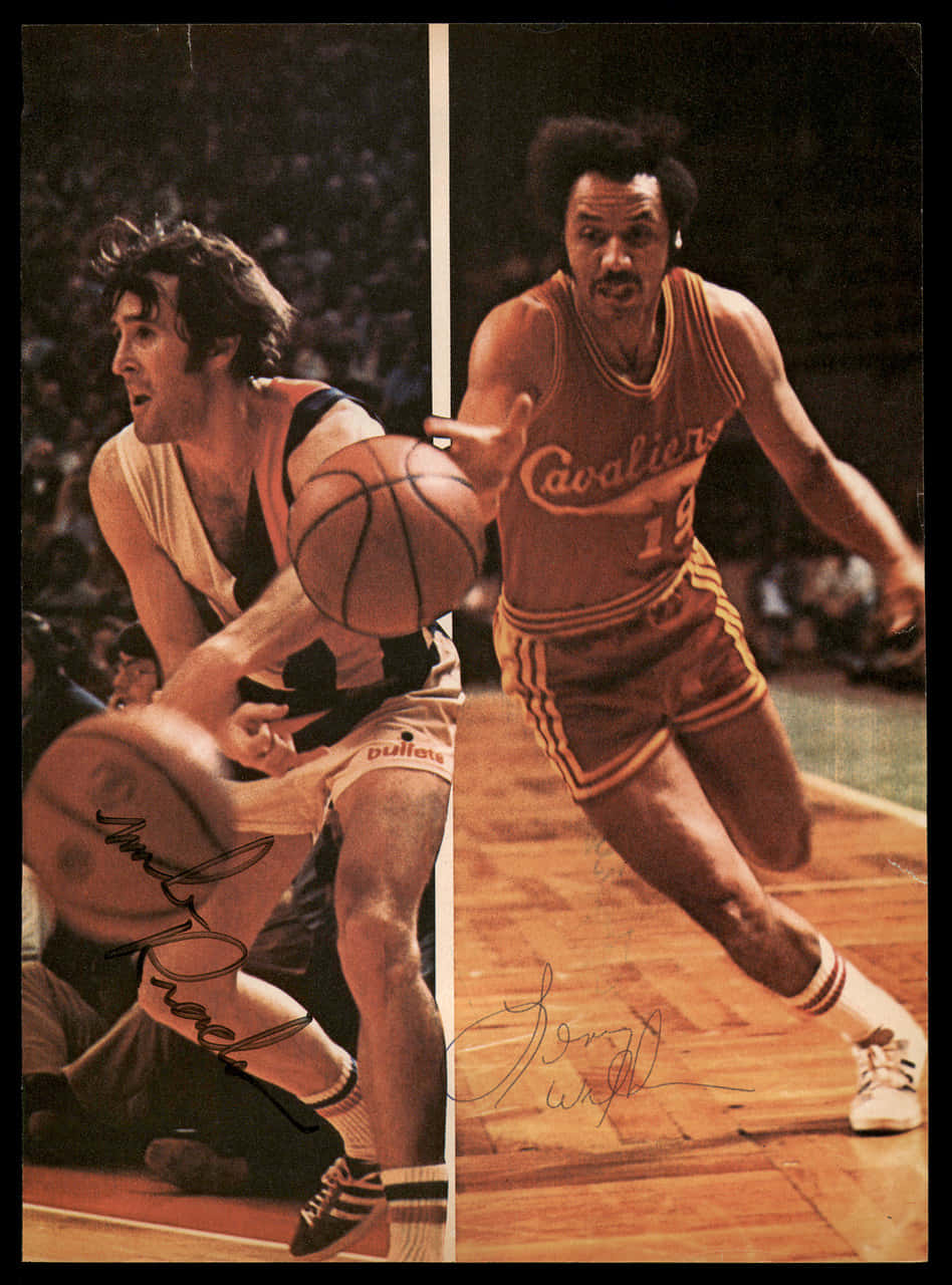 Lenny Wilkens And Mike Riordan Wallpaper