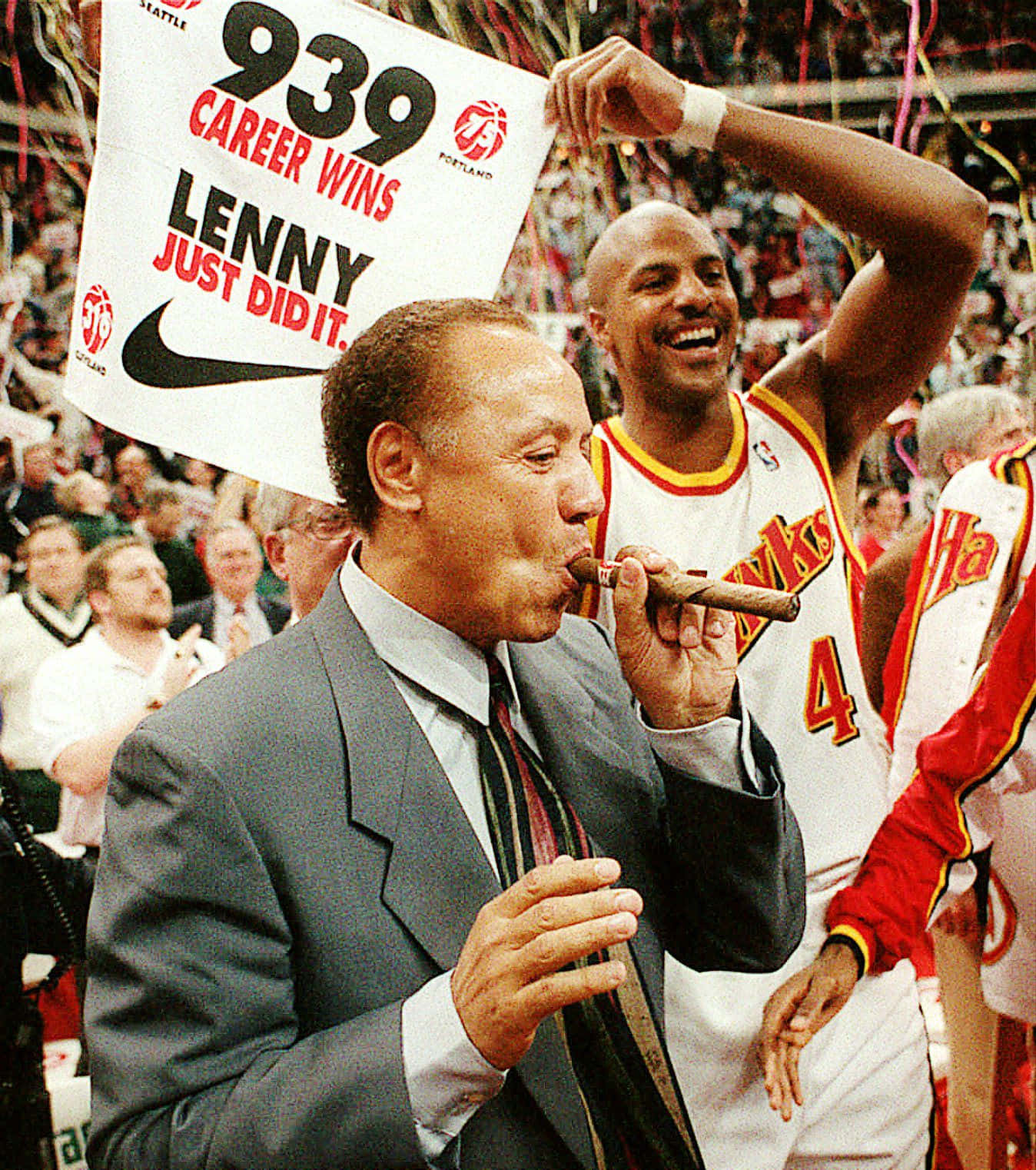 Lenny Wilkens Career Wins Wallpaper