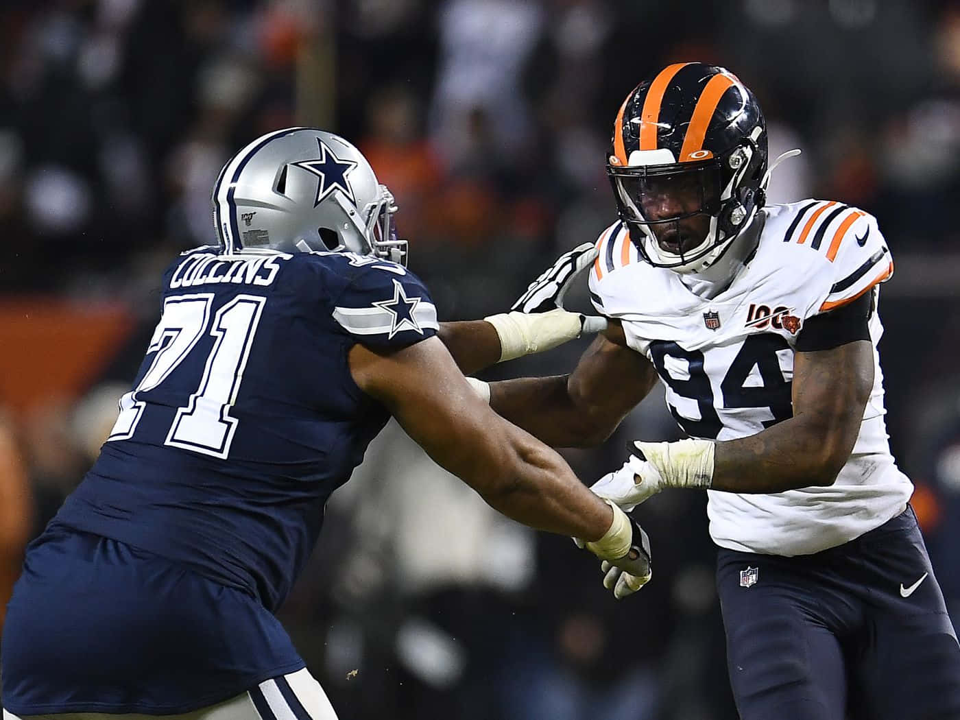 Leonard Floyd Against La'el Collins Wallpaper