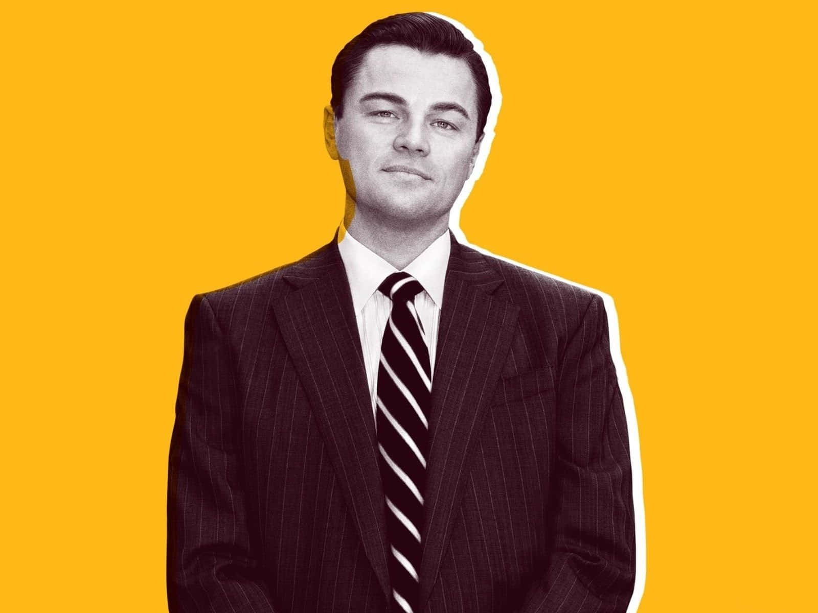 Leonardo Dicaprio As Rogue Trader Jordan Belfort In Martin Scorsese's Academy Award Nominated Movie, The Wolf Of Wall Street. Wallpaper