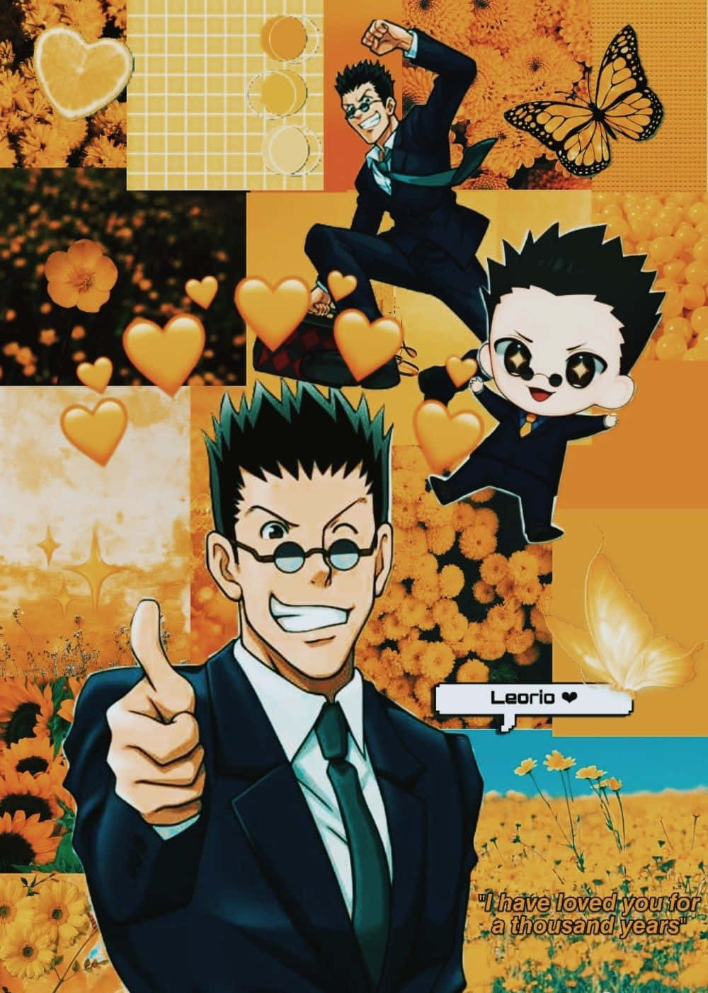 Leorio Paradinight: A Proud Hunter Wallpaper