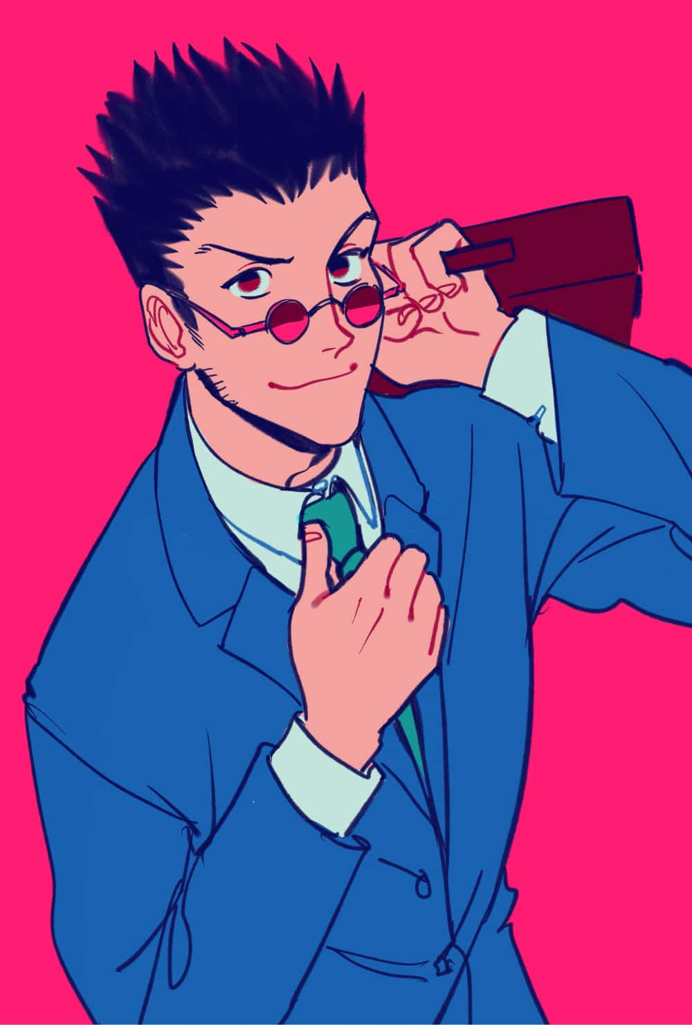 Leorio Paradinight In Action Wallpaper