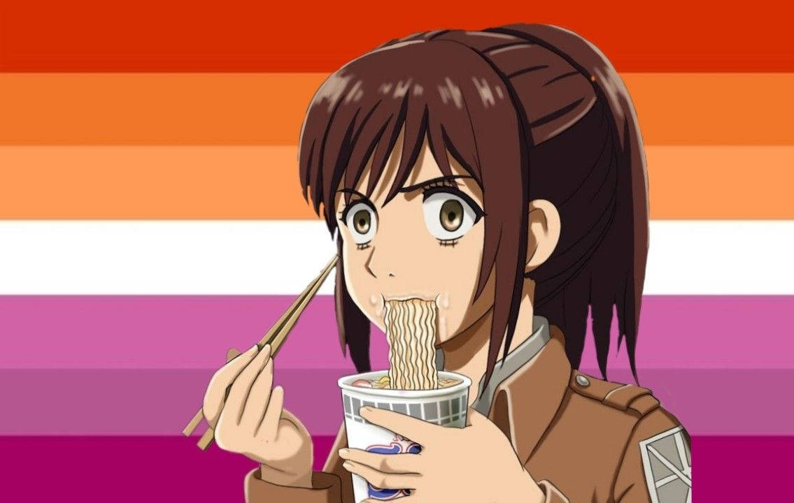 Lesbian Flag Sasha Wallpaper