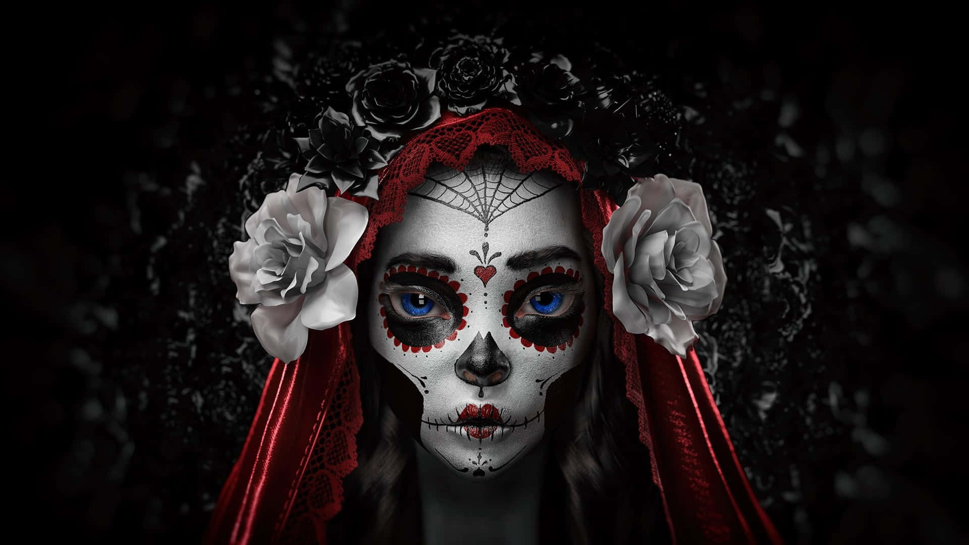 Let Your Creativity Fly With Halloween Makeup! Wallpaper