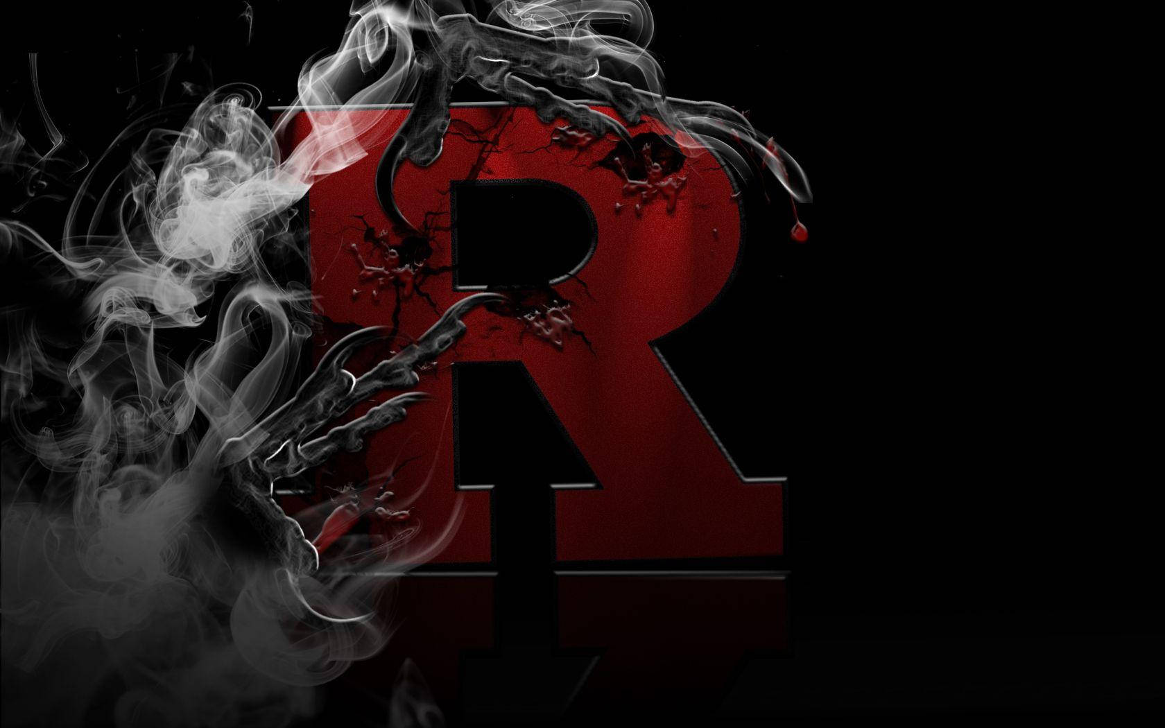 Letter R In Smoke Wallpaper